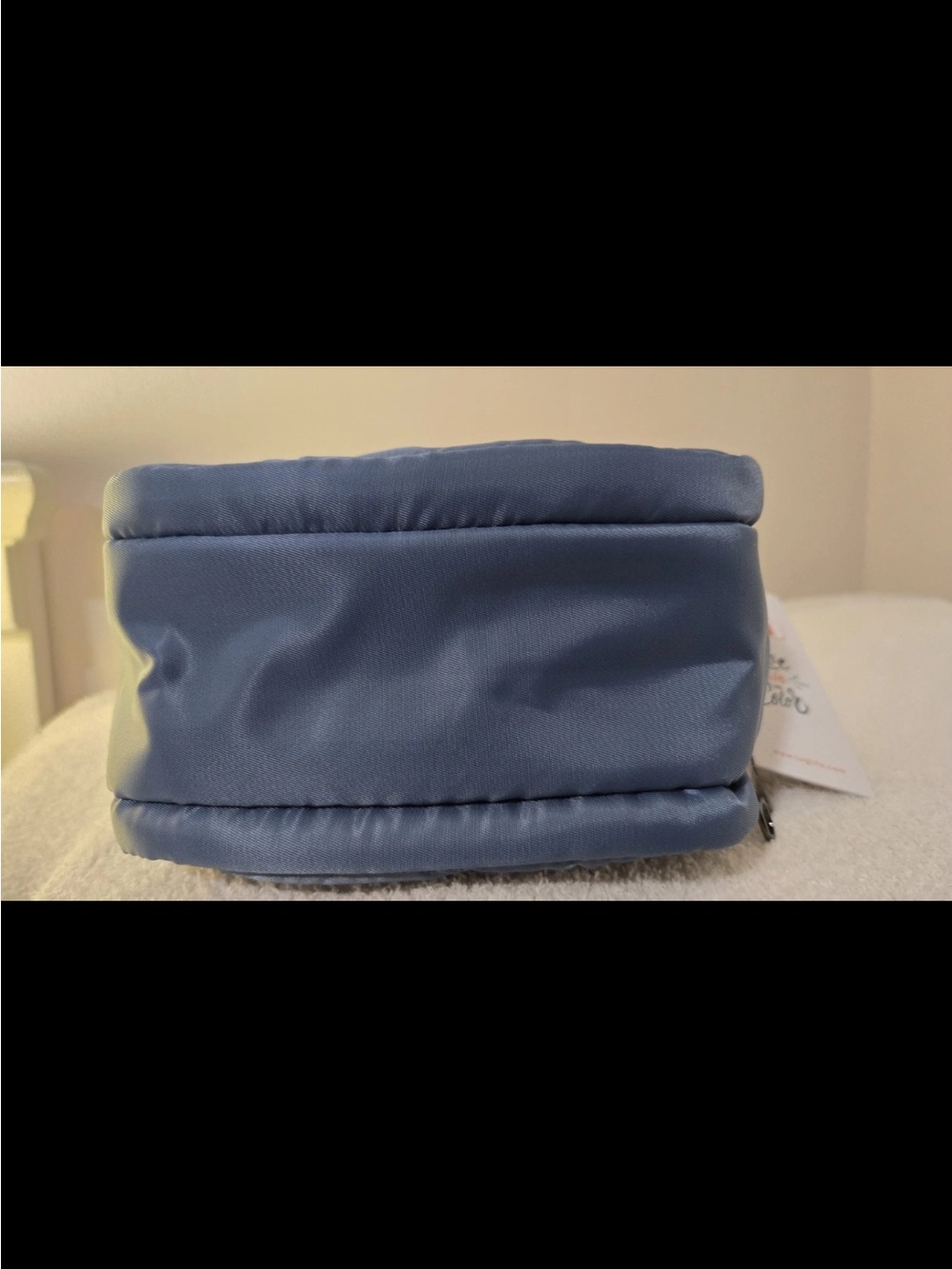 Lug Skeeter Bridge Denim Drift Blue NWT Crossbody Bag Purse dusty blue compact - Picture 3 of 11